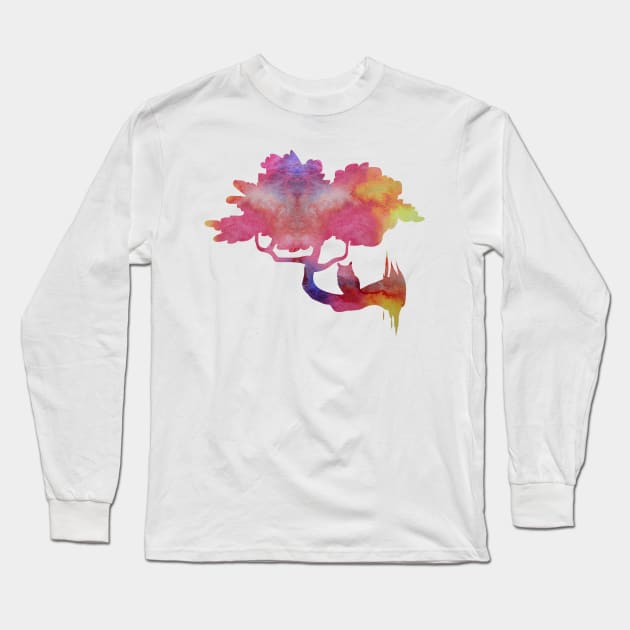 Owl Long Sleeve T-Shirt by TheJollyMarten